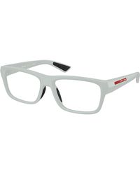 Prada Linea Rossa - Ps 02Tv 25H1O1 Optical Frames Injected Transparent Pillow Normal - Lyst