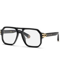 Philipp Plein - Vpp148M Plein Icon 700 Optical Frames Acetate Squared - Lyst