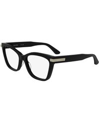 Calvin Klein - Ck25513 001 Optical Frames Acetate Cat Eye Normal - Lyst