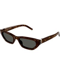 Saint Laurent - Sl M126 002 Sunglasses Acetate Squared Normal - Lyst