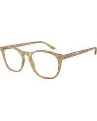 Giorgio Armani - Ar7074 6300 Optical Frames Acetate Transparent Pantos Normal - Lyst