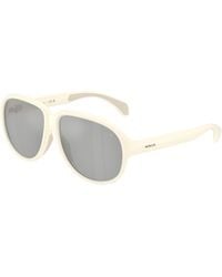 Moncler - Me8001 Halcyonne 50028V Sunglasses Injected Pilot Mirror - Lyst