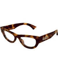 Gucci - Gg1836O 002 Optical Frames Acetate Transparent Cat Eye - Lyst