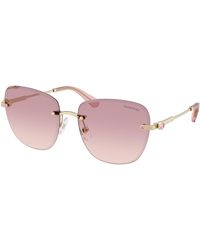 Swarovski - Sk7043 401368 Sunglasses Metal Squared Normal Nuanced - Lyst