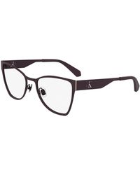 Calvin Klein - Ckj24210 505 Optical Frames Metal Butterfly Normal - Lyst