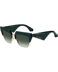Etro - Club 1Ed/9K Sunglasses Metal Squared Normal Shaded - Lyst