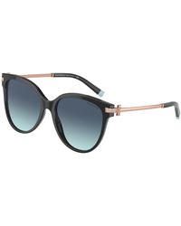 Tiffany & Co. - Tf4193B 80019S Sunglasses Acetate Pillow Normal Shaded - Lyst