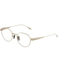 Moncler - Me1007Td 1007 Optical Frames Titanium Transparent Round Normal - Lyst