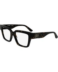 KARL LAGERFELD - Kl6196 242 Optical Frames Acetate Squared Normal - Lyst