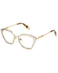 Furla - Vfu831 300Y Optical Frames Metal Geometric - Lyst