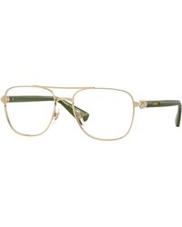 Burberry - Be1396 1109 Optical Frames Metal Pilot Normal - Lyst