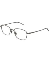 Bottega Veneta - Bv1473Oa 001 Montature Da Vista Titanio Trasparente Squadrata - Lyst