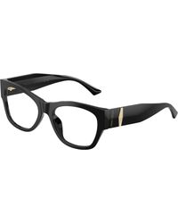 Jimmy Choo - Jc3063U 5000 Optical Frames Acetate Transparent Pillow Normal - Lyst