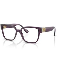 Versace - Ve3329B 5384 Optical Frames Acetate Squared Normal - Lyst