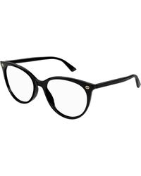 Gucci - Gg1996O 001 Optical Frames Acetate Transparent Round - Lyst
