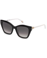 Just Cavalli - Sjc175 09H9 Sunglasses Acetate Smoke Butterfly Normal Nuanced - Lyst