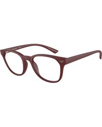 Emporio Armani - Ea3240U 6101 Optical Frames Injected Transparent Pantos Normal - Lyst