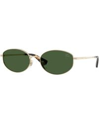 Burberry - Be3169 110971 Sunglasses Metal Round Normal - Lyst