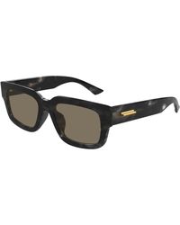 Bottega Veneta - Bv1359Sa 003 Sunglasses Acetate Squared - Lyst