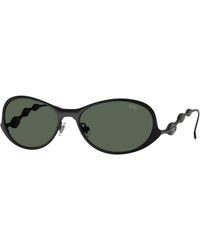 DIESEL - Dl1014 101371 Sunglasses Metal Round Normal - Lyst