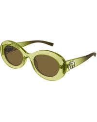 Gucci - Gg2026S 004 Sunglasses Injected Round - Lyst