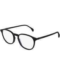 Gucci - Gg0551O 001 Optical Frames Acetate Transparent Round - Lyst
