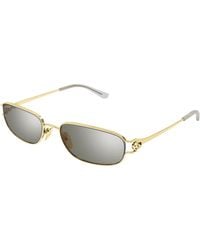 Gucci - Gg2232S 003 Sunglasses Metal Squared Flash - Lyst