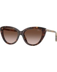 Burberry - Be4457 421613 Sunglasses Acetate Cat Eye Normal Shaded - Lyst