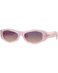 Versace - Ve4487 551370 Sunglasses Acetate Geometric Normal Shaded - Lyst