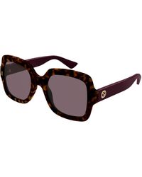 Gucci - Gg1337S 009 Sunglasses Injected Squared - Lyst