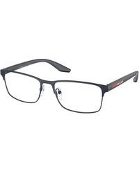 Prada Linea Rossa - Ps 50Pv Tfy1O1 Optical Frames Metal Squared - Lyst
