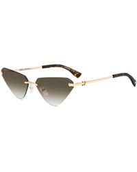 DSquared² - D2 0108/S Pef/9K Sunglasses Metal Cat Eye Normal Shaded - Lyst