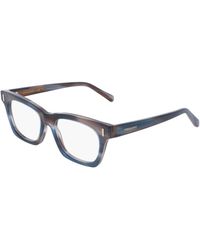 Ferragamo - Sf3025 314 Optical Frames Acetate Squared Normal - Lyst