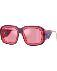 DIESEL - Dl2015U 204930 Sunglasses Acetate Squared Normal - Lyst