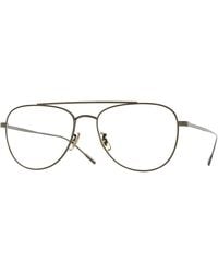 Oliver Peoples - Ov1363T Stilson 5284 Optical Frames Titanium Transparent Pilot Normal - Lyst