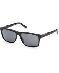 Timberland - Tb00006 05D Sunglasses Injected Smoke Squared Polarized - Lyst