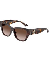Jimmy Choo - Jc5039Bu 500213 Sunglasses Acetate Pillow Normal Shaded - Lyst