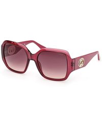 Guess - Gu00283 69T Sunglasses Injected Squared Normal - Lyst