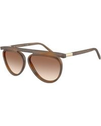 Giorgio Armani - Ar8262 642913 Sunglasses Acetate Pilot Normal Nuanced - Lyst