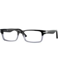 Persol - Po3050V 966 Optical Frames Acetate Transparent Squared Normal - Lyst