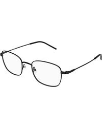 Saint Laurent - Sl 887 001 Optical Frames Metal Transparent Round - Lyst