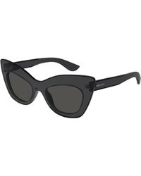McQueen - Am0516S 003 Sunglasses Bio-Inject Cat Eye - Lyst