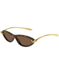 Bottega Veneta - Bv1390S 002 Sunglasses Injected Cat Eye - Lyst