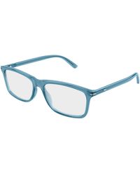 Gucci - Gg1447O 010 Optical Frames Acetate Transparent Squared - Lyst