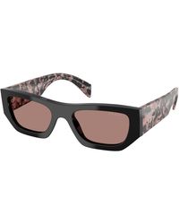 Prada - Pr A01S 13P60B Sunglasses Acetate Pillow Normal - Lyst