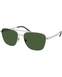 Ralph Lauren - Rl7091 946671 Sunglasses Steel Pilot Normal - Lyst