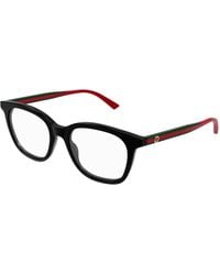 Gucci - Gg1864O 001 Optical Frames Acetate Transparent Squared - Lyst