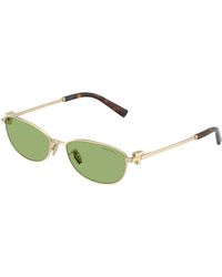 Tiffany & Co. - Tf3115 6229/2 Sunglasses Steel Round Normal - Lyst