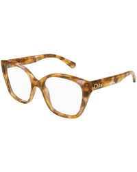 Chloé - Ch0241O 006 Optical Frames Acetate Transparent Cat Eye - Lyst