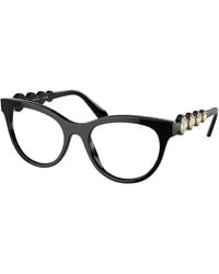 Swarovski - Sk2025 1001 Optical Frames Acetate Round Normal - Lyst
